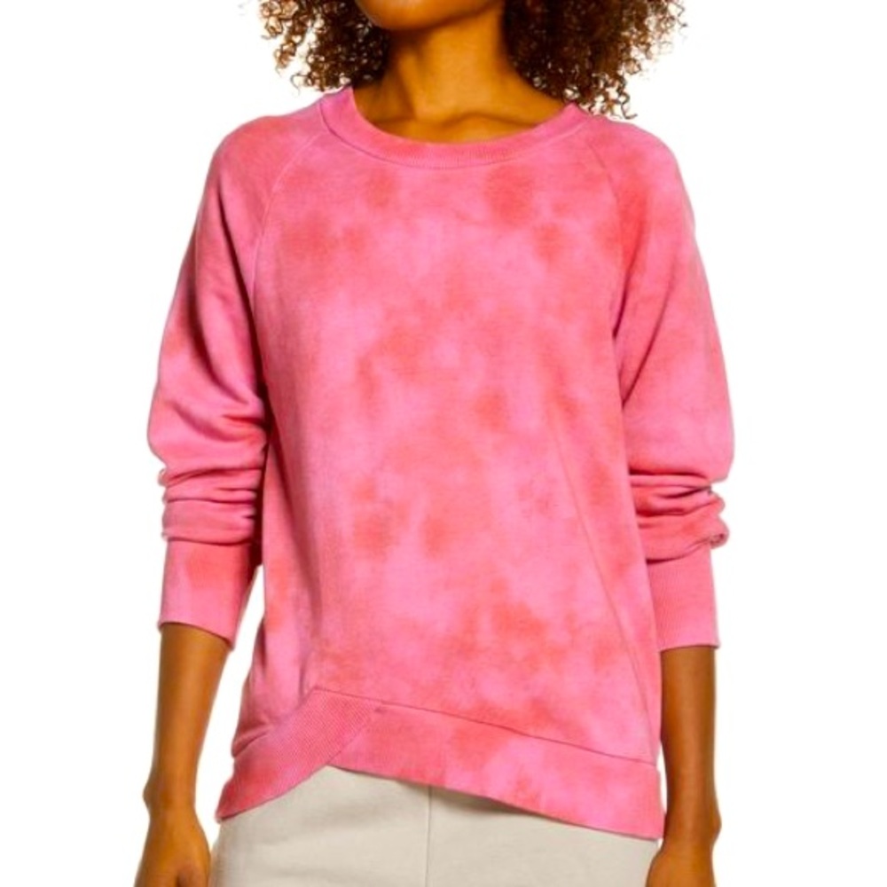Zella Women’s Acid Wash Crewneck Sweatshirt